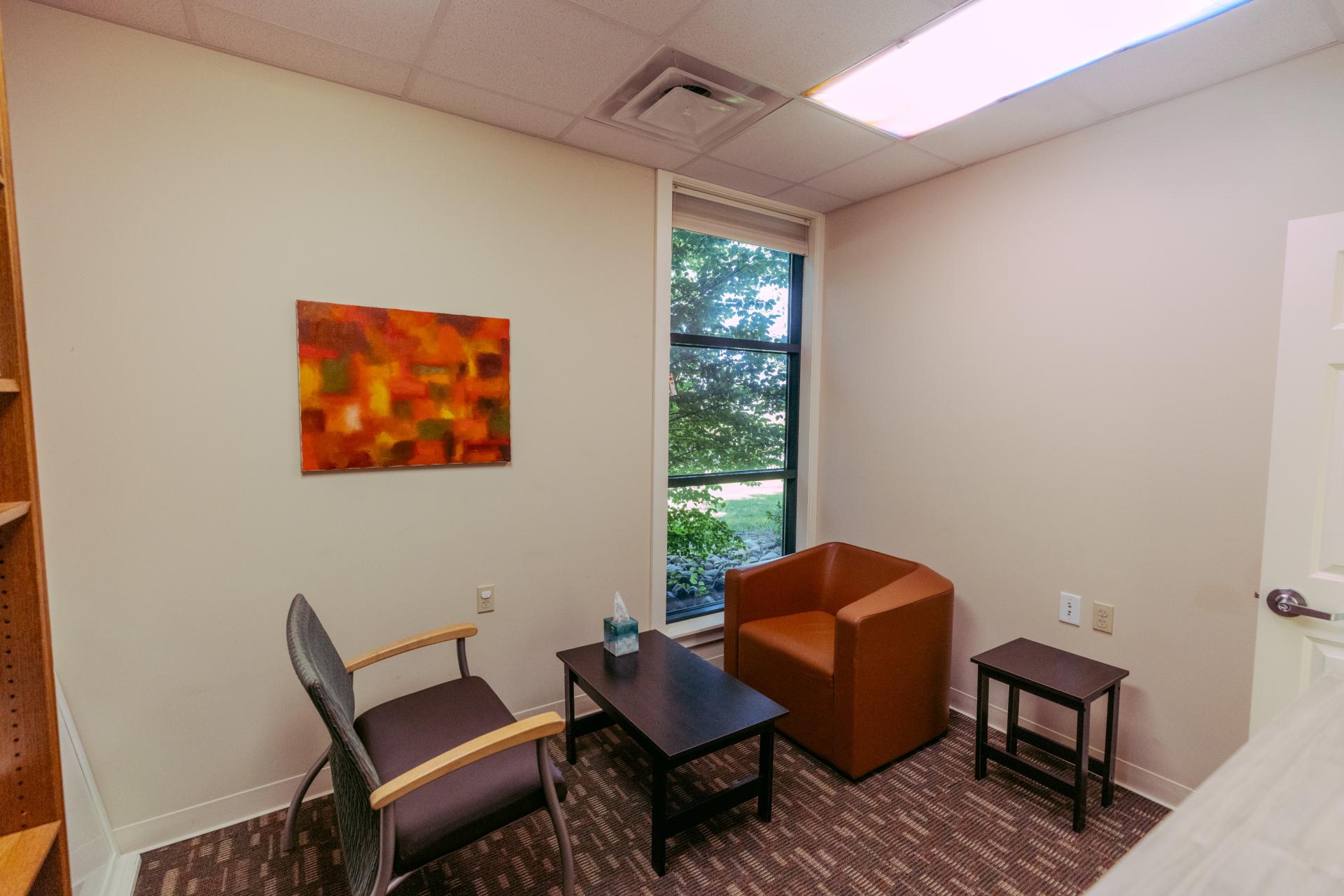 room at the CAC for therapy